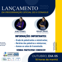 Pré Evento - Lançamento da Programação Oficial