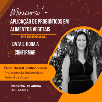 MINICURSO PRESENCIAL: Aplicação de probióticos em alimentos vegetais