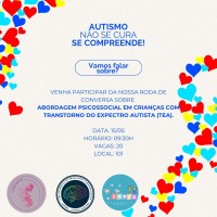 Roda de conversa sobre abordagem psicossocial em crianças com transtorno do espectro autista (TEA)