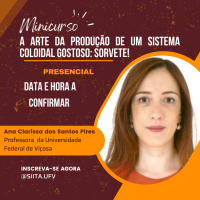 MINICURSO PRESENCIAL: Produção de Sorvete
