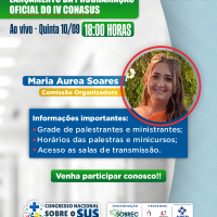 Lançamento da programação oficial - IV CONASUS