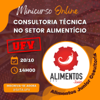 MINICURSO ONLINE: Consultoria Técnica no setor alimentício