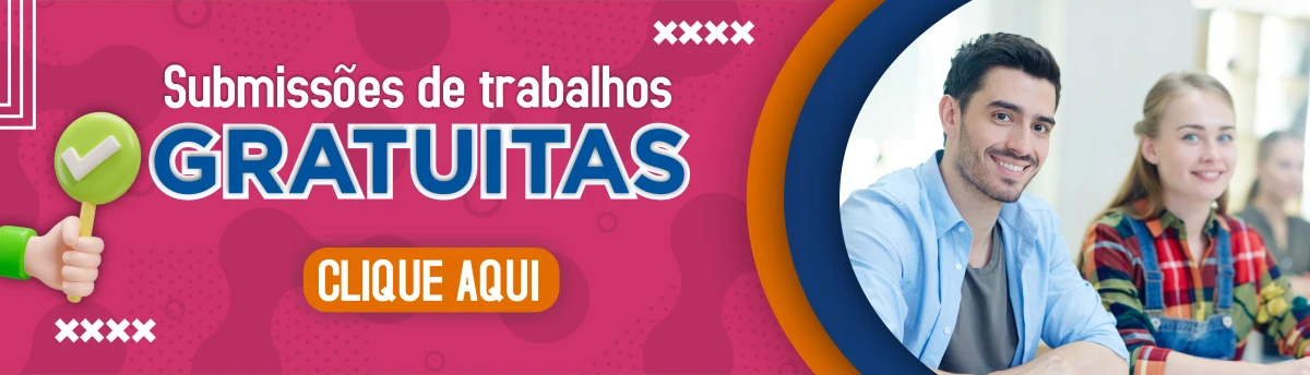 Submeta seus trabalhos de forma gratuita!