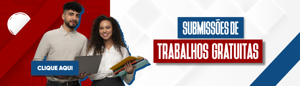 SUBMISSÕES DE TRABALHOS GRATUITAS!
