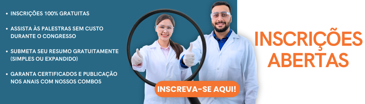 INSCRIÇÕES ABERTAS!