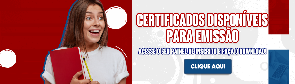 CERTIFICADOS DISPONÍVEIS PARA EMISSÃO!