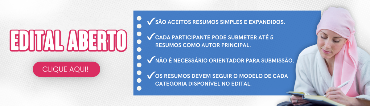 EDITAL ABERTO! 