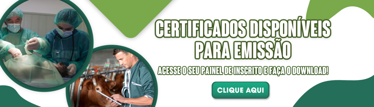 CERTIFICADOS DISPONÍVEIS PARA EMISSÃO!